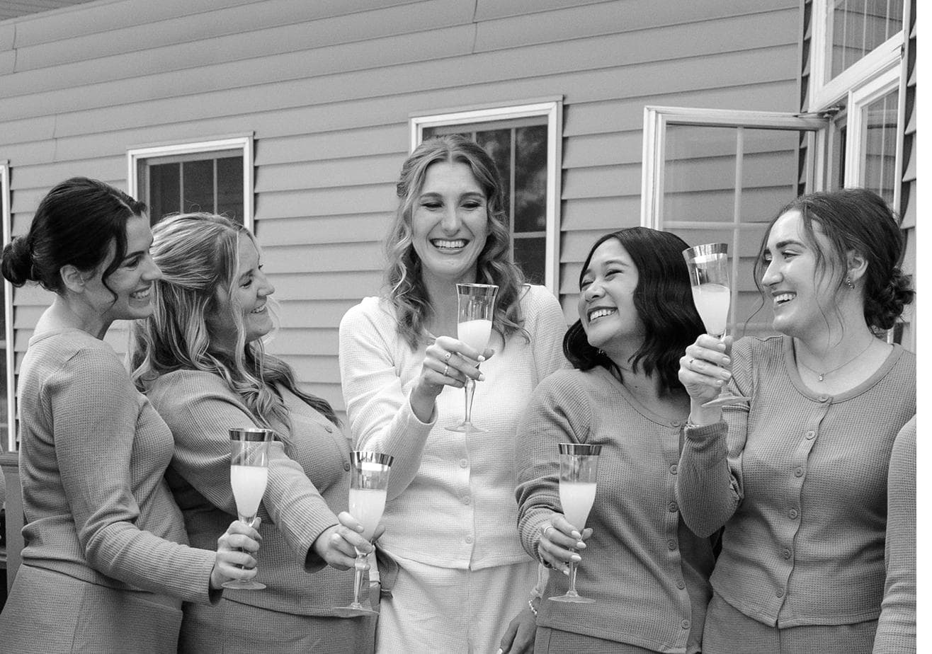 Bridal party hair and makeup — Northeast Ohio wedding by MAVON Beauty